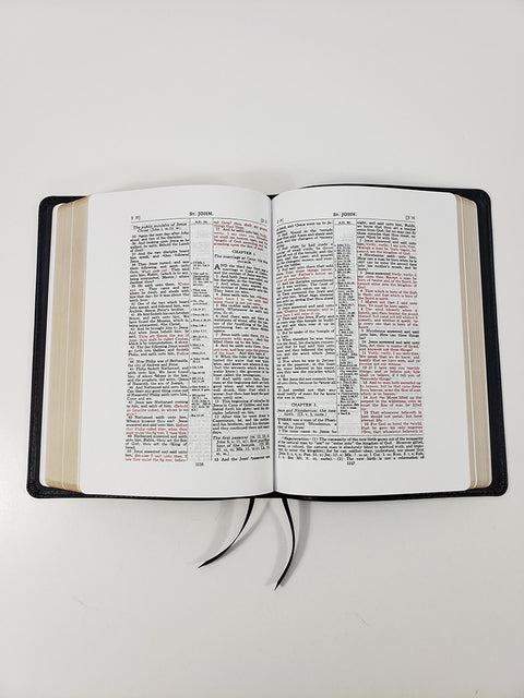 Church Bible Publishers: Scofield Wide Margin Classic Bible - Burgundy