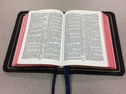 Allan Oxford Bible: Ruby Reference Edition Black Natural Grain Goatskin #103