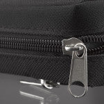Black Poly-canvas Value Bible Cover with Fish Badge (4.75" x 6.5" x 1.25")