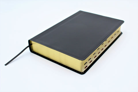 Black Genuine Leather - Indexed