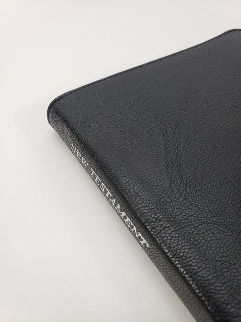 Church Bible Publishers: Large Print New Testament – Faux Series, Black with Silver Gilding