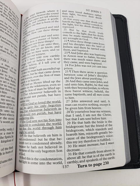 Church Bible Publishers: Large Print New Testament – Faux Series, Black with Silver Gilding