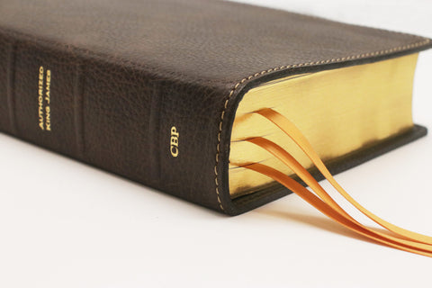 Church Bible Publishers: Notetaker's Bible - Full-Grain Cowhide Series, Brown