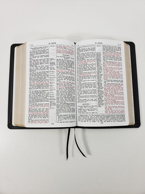 Church Bible Publishers: Handsize Classic Study Bible – Burgundy