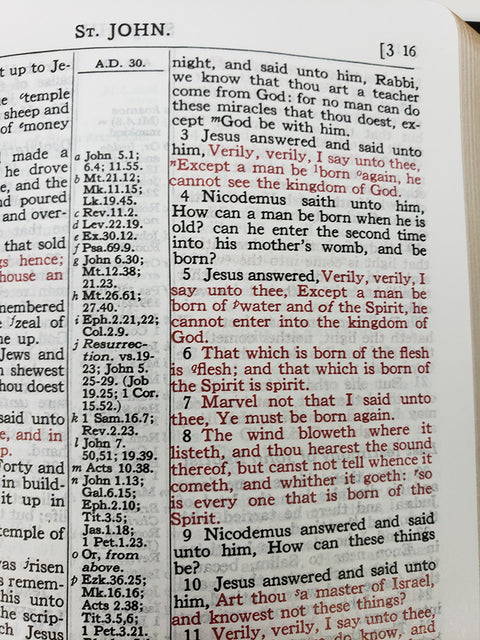 Church Bible Publishers: Handsize Classic Study Bible – Burgundy