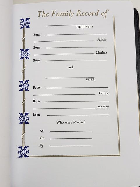 Church Bible Publishers: Handsize Text Bible - Black