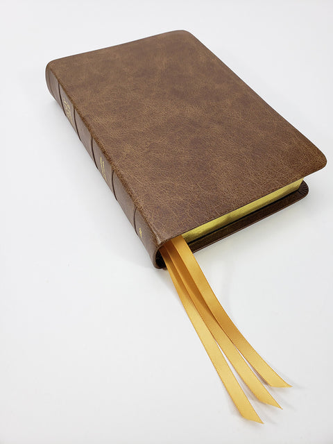 Church Bible Publishers: Midsize Large Print Reader’s Edition – Water Buffalo -Brown
