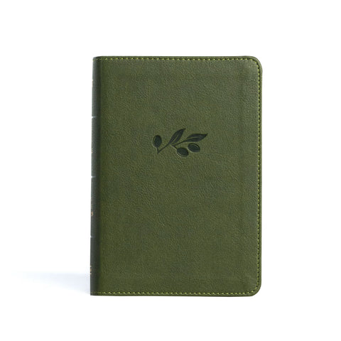Holman Bible: Compact Olive LeatherTouch