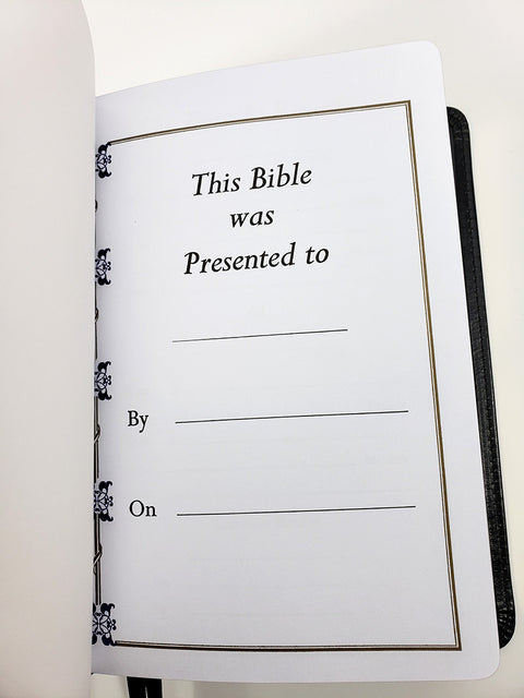 Church Bible Publishers: Compact Cameo Reference Bible Black
