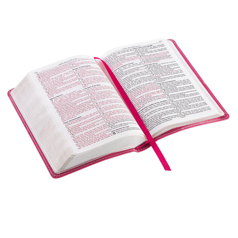 Christian Art Publishers: Pink Faux Leather Compact Bible