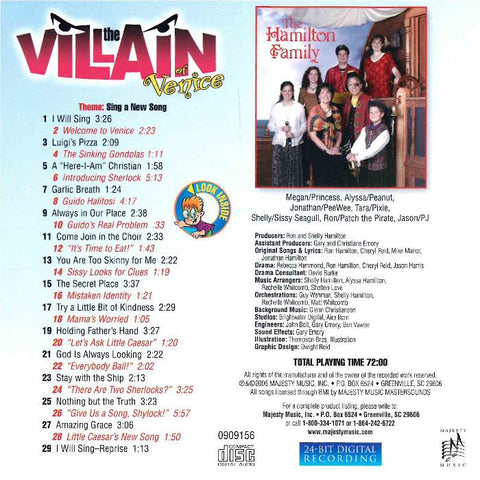 The Villain of Venice - Patch The Pirate CD
