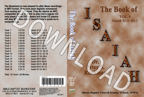 Isaiah, Volume 4 - Downloadable MP3