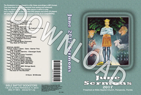 June 2017 Sermons - Downloadable MP3