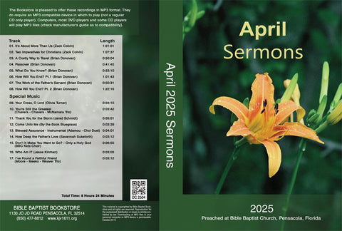 April 2025 Sermons - MP3