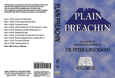 Plain Preachin' Volume 23 - MP3
