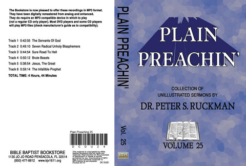 Plain Preachin' Volume 25 - MP3