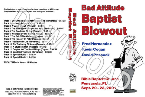 2001 September Blowout Sermons - Downloadable MP3