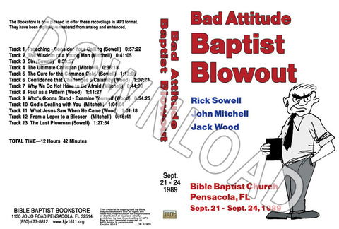 1989 September Blowout Sermons - Downloadable MP3