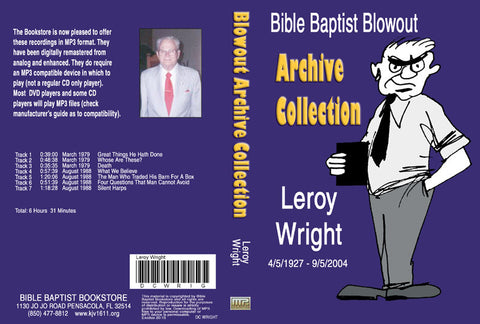 Leroy Wright: Bible Baptist Blowout Archive - MP3