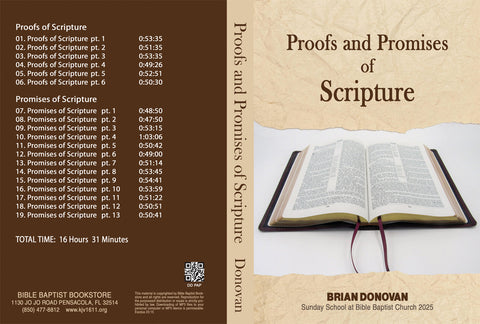 Brian Donovan: Proofs and Promises of Scripture - MP3