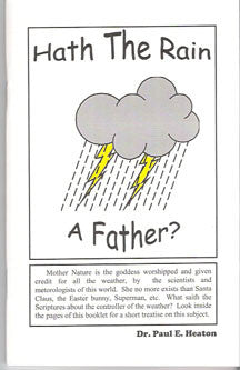 Hath the Rain a Father?
