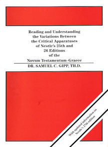 Variations Between Nestle's 25th, 26th, and 27th Editions