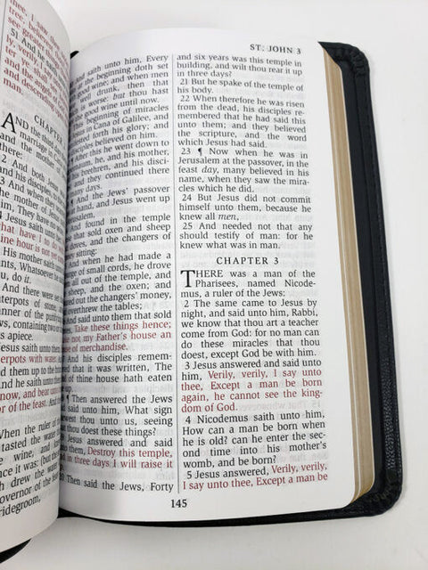 Church Bible Publishers: New Testament with Psalms and Proverbs – Corporate Series, Black
