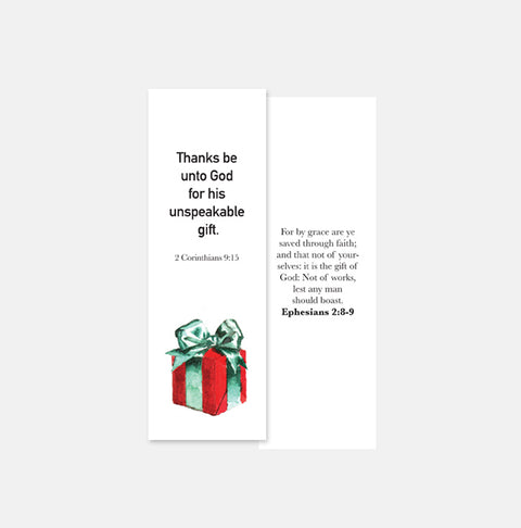 Christmas Bookmarks (more styles available)
