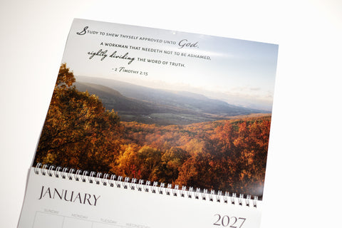 2027 King James Bible Calendar