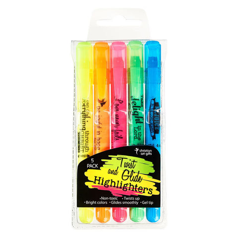 Twist and Glide 5-Piece Gel Highlighter Set