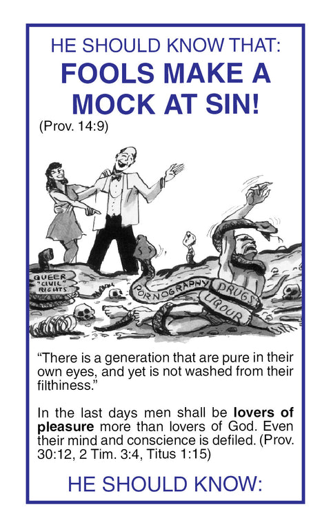 What Every Young Man Should Know! - Tract