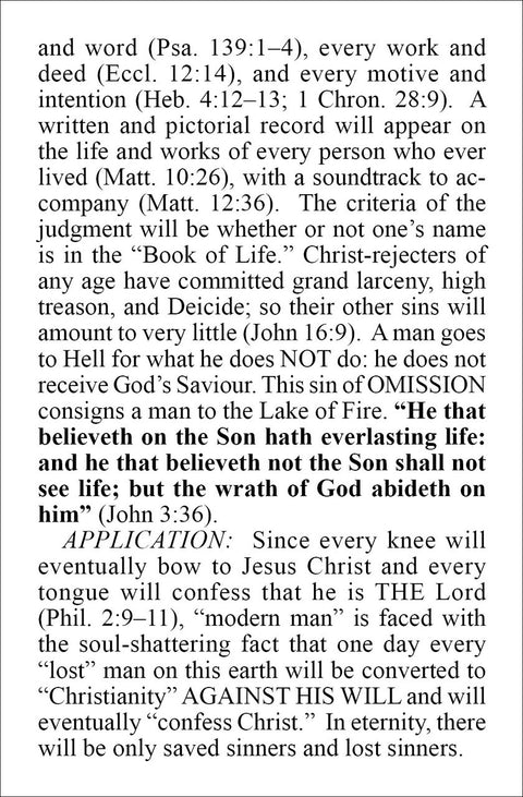 The White Throne Judgment - Tract