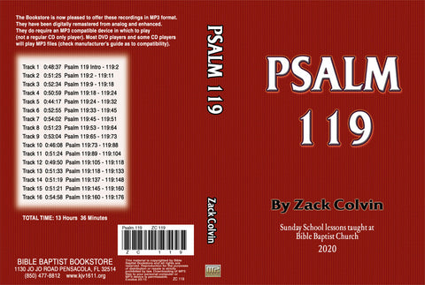 Zack Colvin: Psalm 119 on MP3
