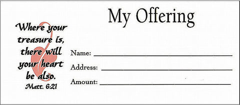 My Offering (Offering Envelopes)