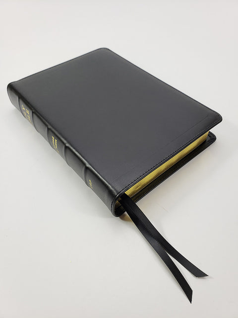 Church Bible Publishers: Midsize Wide Margin Cameo Black - Corporate Series