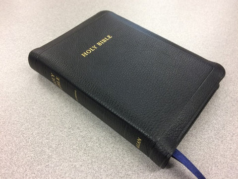 Allan Oxford Bible:  Ruby Reference Edition Black Natural Grain Goatskin #103