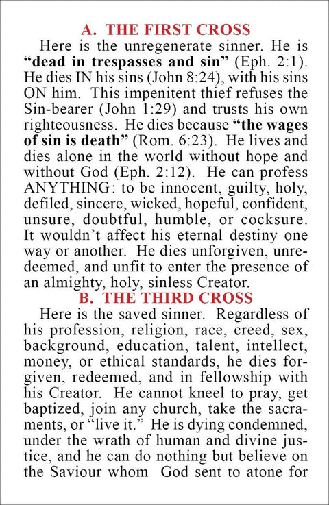 The Three Crosses - Tract