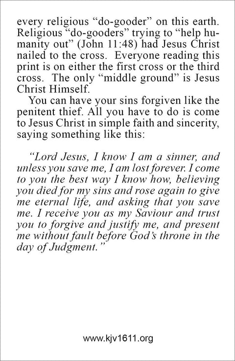 The Three Crosses - Tract