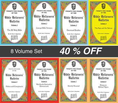 Bible Believers' Bulletin Archive Set (gluebound or ringbound)