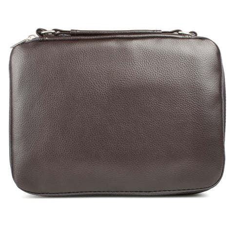 X-Large Bible Cover - Brown  (7.5" x 10.5" x 1.75")