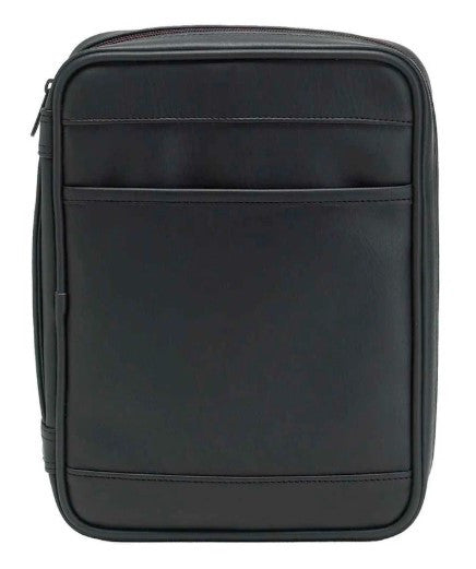 Leather Like Vinyl - Bible Cover Black (5.25" x 8.5" x 1.5")