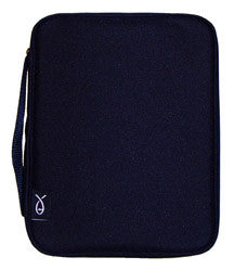 Canvas - Bible Cover Black (8.5" x 11" x 2.25")