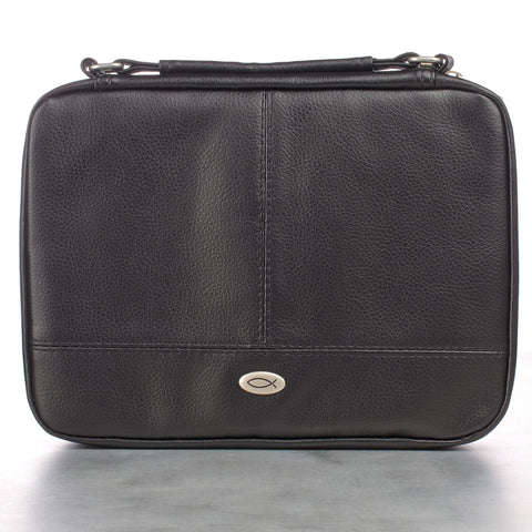X-Large Bible Cover - Black (7.5" x 10.5" x 1.75")