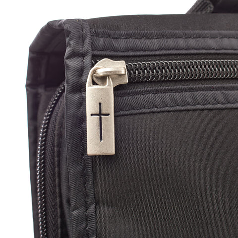 X-Large Three-Fold Bible/Book Case Microfiber Bible Cover (8" x  11.2" x 2.2")
