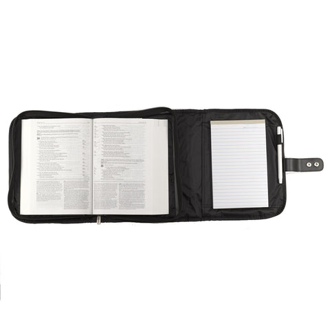 X-Large Three-Fold Bible/Book Case Microfiber Bible Cover (8" x  11.2" x 2.2")