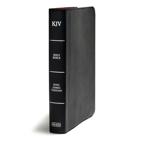 Broadman & Holman Bible: Giant Print Reference Bible Genuine Leather - Black