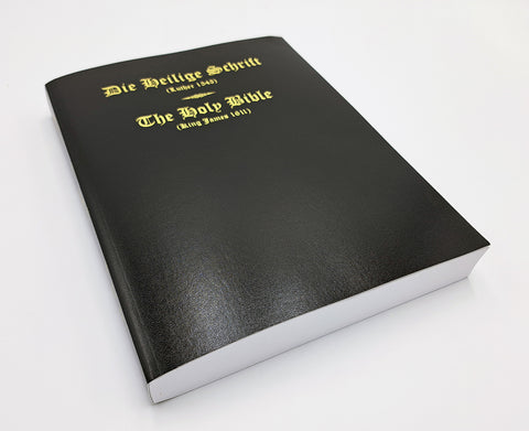 German (1545) - English: Bilingual Bible - Black Lexotone