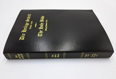German (1545) - English: Bilingual Bible - Black Lexotone