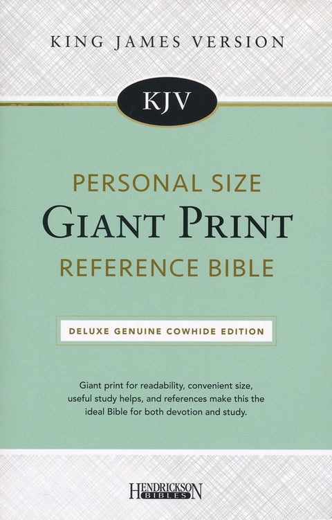 Hendrickson Bible: Giant Print Personal Size Reference Bible