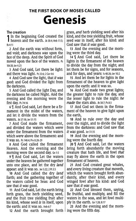 Hendrickson Bible: Giant Print Personal Size Reference Bible